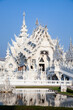 © Melinda Nagy - CHIANG RAI, THAILAND - FEBRUARY 2019: wat Rong Khun The famous White Temple in Chiang Rai, Thailand