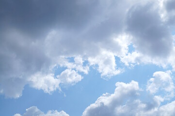 Wall Mural - Clouds in the sky. Cloudy landscape. Natural background.