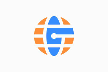 Poster - Letter G Globe Vector Logo Premium 