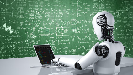 Software development programming on computer screen for modish application and program coding