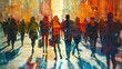 © Asad - Image Of Business People Walking In New York