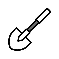 Canvas Print - Shovel icon PNG