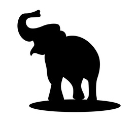 Wall Mural - elephant silhouette