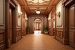 Victorian Heritage Hallway: Preserved Woodwork, Historic Details & Ornate Ceiling Display