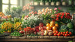 vegetables on the market