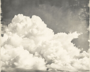 Vintage Clouds Art