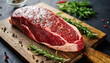 Wagyu steak symbolizing protein-rich diet, emphasizing meat's importance, inviting consumption