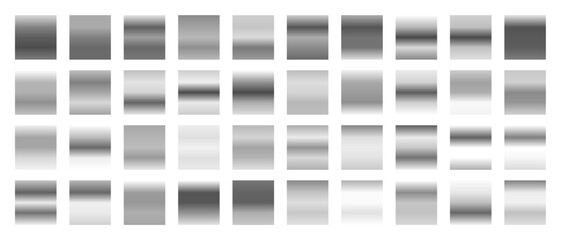 Wall Mural - collection of metallic blend texture banner for app backdrop