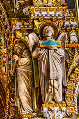 Wall Mural - Angel Statues Basilica of Notre Dame Lyon France