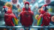 Parrots and new viruses that are circulating in poultry such as parrots (psittacosis virus)