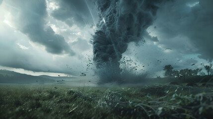 Wall Mural - Tornado Disaster aspect 16:9