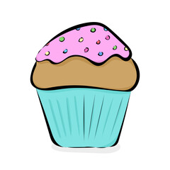 Wall Mural - Cup-cake 