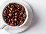 Fototapeta  - white cup of coffee