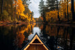 Entering fall territory, quiet kayakking