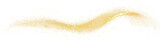 Fototapeta  - Gold glitter line curve splatter sparking