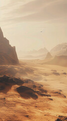 Canvas Print - Sunset in Monument Valley Desert