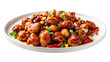 © ideaCuz Studio - Kung Pao Chicken on isolated on transparent png background. Generative ai