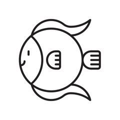 Poster - Fish Icon