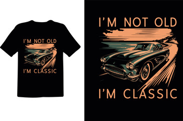 t shirt design concept car lovers 
