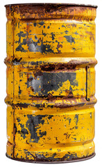 Sticker - old rusty oil tank