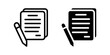 © Uswa KDT - Document icon. sign for mobile concept and web design. vector illustration