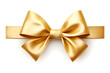 © Oksana_Latysheva - Golden ribbon bow isolated on white background