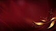 © logonv - An ornate background with a deep maroon hue and shimmering gold accents in a flowing, abstract floral design, perfect for luxurious branding or upscale event invitations.