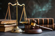law and justice is represented by a mallet gavel of the judge, scales of justice, and books (1).png