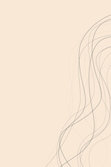 Wall Mural - modern beige background with tiny lines and empty space