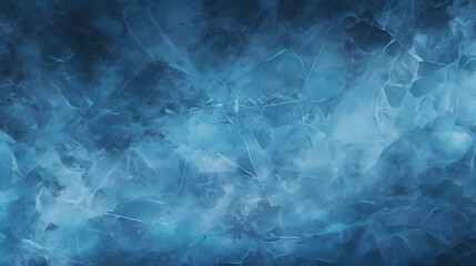 Wall Mural - cracked ice texture, frozen background