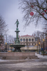  The city center of Goteborg, the second largest city in Sweden