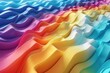 Panton color tones wawy 3d abstract background