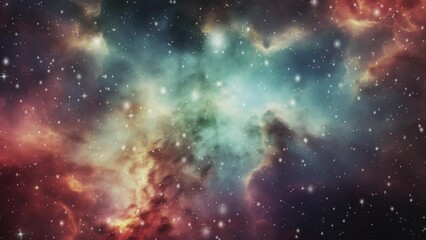 Wall Mural - Flight through space. The background of the universe.