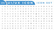 © gfxboss - Basic User Interface Essential Set. Line Outline Icons. For App, Web, Print. Editable Stroke.