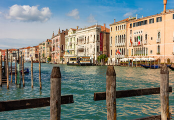 Poster - Medieval architecture on Grand canal in Venice, Italy