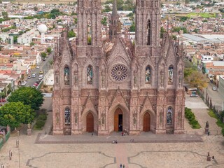 Poster - Scenic aerial view of the Zamora, Michoacan, Mexico