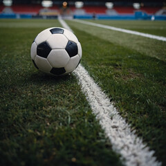  soccer ball on stadium