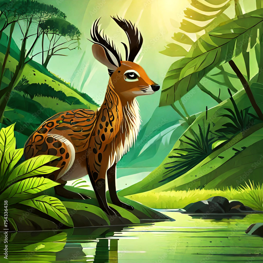 버거 사슴 🍔 (그림 by me - TrashmuttArt on Twitter) : r/furry, image size:1000x1000