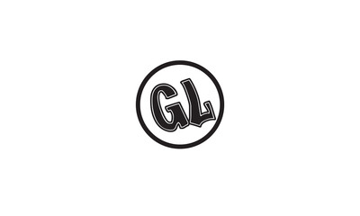 GL, LG , L, G Abstract Letters Logo Monogram