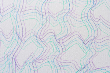 Sticker - abstract lines arranged vertically and horizontally on textured paper