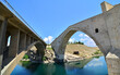Located in Diyarbakir, Turkey, the Malabadi Bridge was built in 1147.