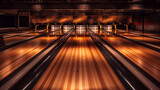 Quilles en folie : Piste de bowling