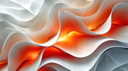 Wall Mural - Abstract background multicolored waves, colored shiny background.