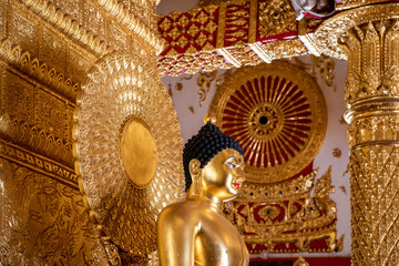 Canvas Print - THAILAND UBON RATCHATHANI WAT PHRA THAT NONG BUA