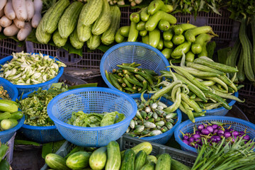 Canvas Print - THAILAND UBON RATCHATHANI FOOD MARKET