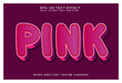 © Monayem - Pink 3d text and colorful effect