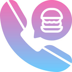 Wall Mural - Order food icon