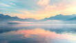 Serene Lakeside at Dawn
