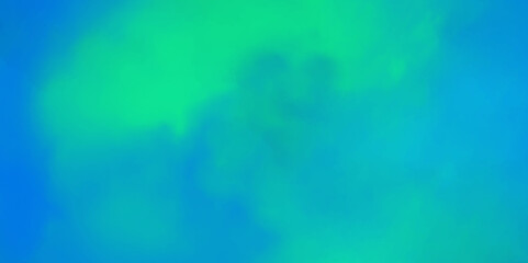 Wall Mural - Blue green background. Colorful watercolor cloud texture. Abstract watercolor background. Modern grunge texture