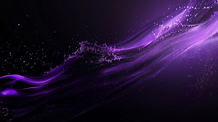 purple to light pink waves transitioning to a plain background of for text space.